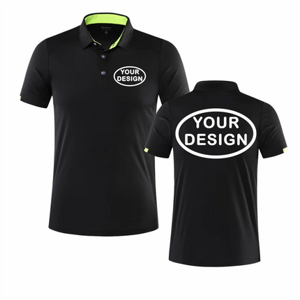 Summer Quick Drying POLO Shirt Logo Custom Printing Embroidery Golf Custom Your Logo Sports T-shirt Top