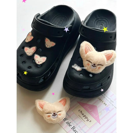 Skzoo Hot Korean Stray Kids Idol Boy Support Fan Cute Cartoon Hole Shoes Shoe Flower Anime Diy Accessories Decoration Xmas Gift