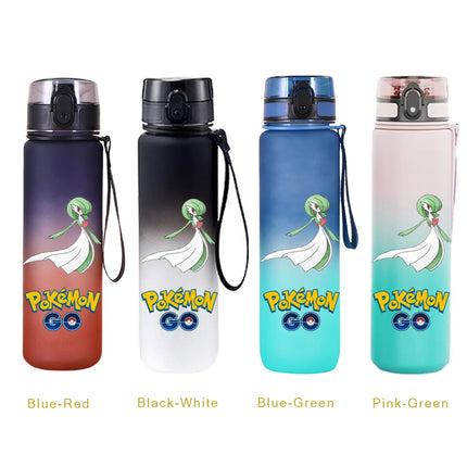 650ML Pikachu Anime Pokemon Portable Plastic Water Bottle High Capacity Outdoor Pikachu Water Cup for Kids Sports Water Bottle