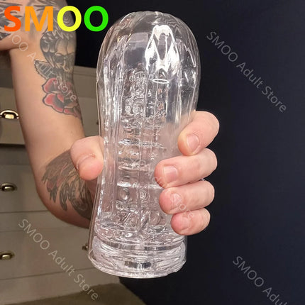 Fleshy The Light Male Masturbators Cup Soft Silicone Material Adult Masturbation Sex Toys for Men Pocket Pussy Penis Training
