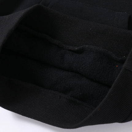 Toddler Boy Black Hoodie - Casual Pullover Sweatshirt with Kangaroo Pocket, Soft Stylish Top