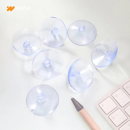 30/50/100pcs Clear Sucker Powerful Vacuum with Holes Suction Cups Wall Kitchen Bathroom Wedding Car Glass Decorate Hooks 25-40mm