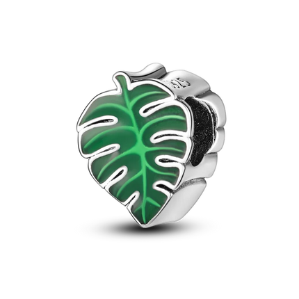 925 Sterling Silver Green Series Flower Tree Apple Pendant DIY Fine Beads Fit Original Charms Bracelet Women Jewelry Diy