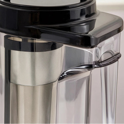 Refrigerator Pitcher with Infuser Slim Infusion Pitcher with Filter Carafe with Lid Clear Water Jug Graduated for Families