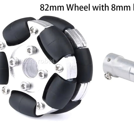 58mm 82mm Aluminum Alloy Omni Wheel 12Kg 15Kg Load Plastics or Metal Wheel ROS Programmable Platform Omnidirectional Sport Wheel