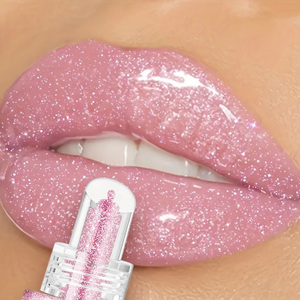 Non Sticky Waterproof Lip Gloss High Shine Long Lasting Moisturizing Plumping Lip Glaze Easy Application