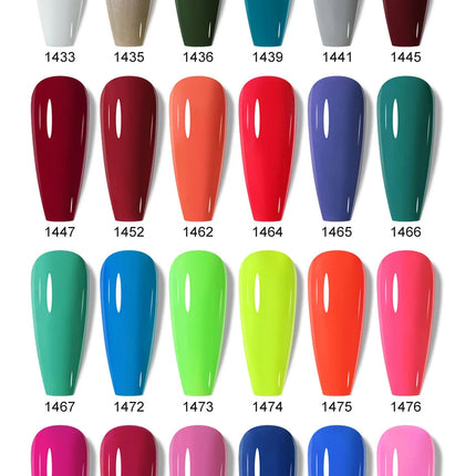 Clou Beaute 15ml HEMA TPO FREE Color Gel Nail Polish Nude Pink Red Green Collection Nail Gel Polish Glitter Soak Off UV LED Gel