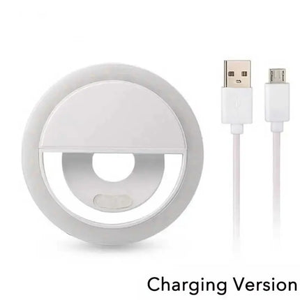 USB Charge LED Selfie Fill Light Led Selfie Ring Light Mobile Phone Live Broadcast Video LED Selfie Ring Lamp For All Smartphone