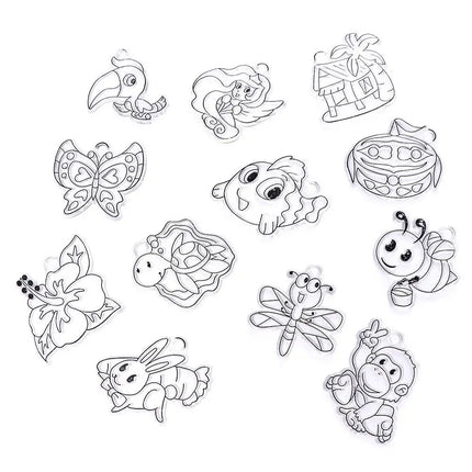 Birthday Gifts Painting Crafts Art Craft DIY Suncatchers Craft Filing Drawing Board Window Painting Toys Sun Catcher Hanger
