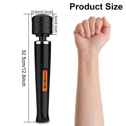 Clit Vibrator With 10 Vibration Modes G-Spot Wand Massager Adult Masturbator Sex Toys for Women