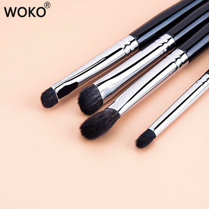 Natural Goat Hair Pro Eyeshadow Brush Allover Smudge Blending Brush Copper Tube Professional Makeup Brushes Beauty Tools