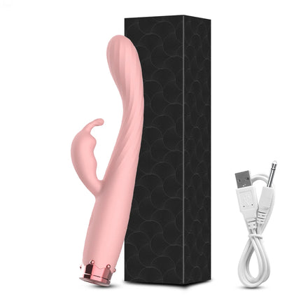 Beginner Powerful Rabbit Vibrator for Women Nipple Clitoris Stimulation Female Orgasm Finger Shaped G-Spot Sex Toys for Adults