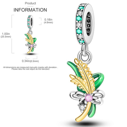 New 925 Sterling Silver Charms Beads Sunflower Flower Daisy Original Charm Pendant Fit Charm Bracelets DIY Jewelry Birthday Gift