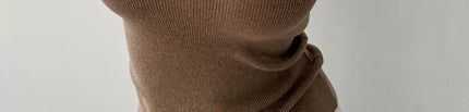 Korean Sle Knitted Vest Women's Base Layer Tank Top Svel f High Collar Spring Autumn Winter Inner And Outer Wear