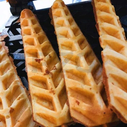 Pine Tree Shape Waffle Cake Fish Scale Cake Maker Non-stick Pan Coating Commercial Lolly Waffle Scones Machine Snack Appliances