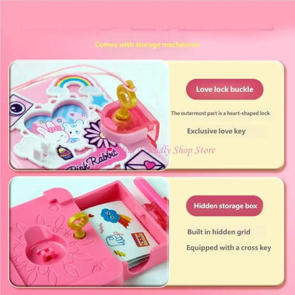 85AE Toddler Secret Diary Toy Notebook Craft Activity Notebook for Kids Expression