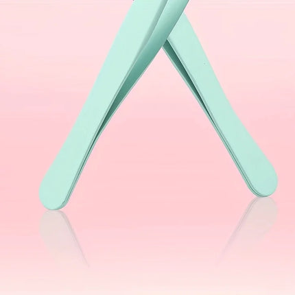 High-Precision Eyelash Tweezers for Under Eye and Chin, Flat-Mouth and Slender Design, Ergonomic Grafting Tool