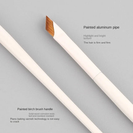 Upgrade Blade Eyeliner Brush Ultra Thin Fine Angle Flat Eyebrow Brush Under The Eye Makeup Brushes Precise Detail Brush white