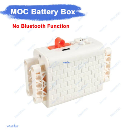 Rechargeable Lithium Battery Box Multi Function Speed Adjust Control Power Up Car Train Motor MOC Legoeds Technical Bricks Toys
