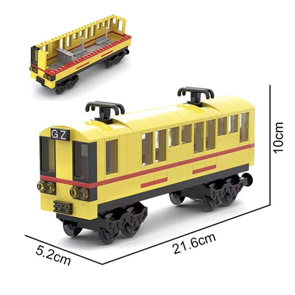 All DIY Train Toys Technical Parts MOC City Creative Idea Train Track Base Wheel Building Blocks Bricks Assembled Kids Gifts Hot