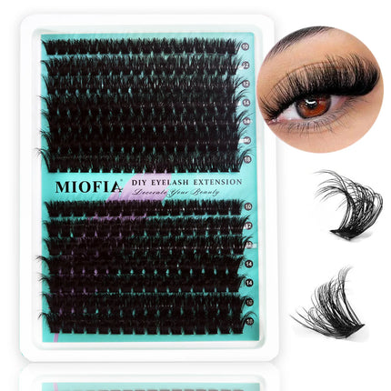 5D Fluffy Cluster Lashes 30D-150D Thick Individual Eyelash Clusters 10-18mm Natural Look Reusable DIY Eyelash Extensions