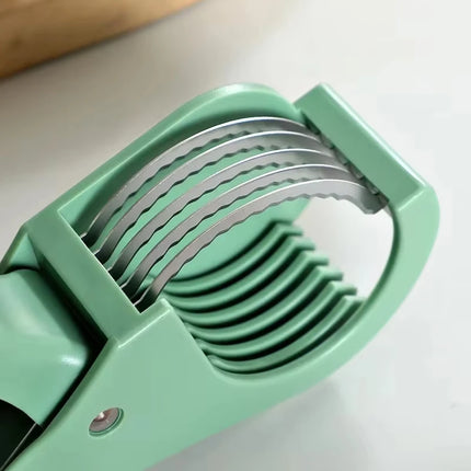 Kitchen Stainless Steel Vegetable and Fruit Slicer Multi functional Vegetable Salad Fruit Slicer Portable Kitchen Tool Scallion