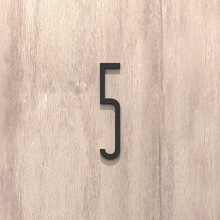 On The Door Extra Apartment Floating Exterior House Metal Building 3D Digits Number Art Nordic Home Decor Wall Sticker Acrylic