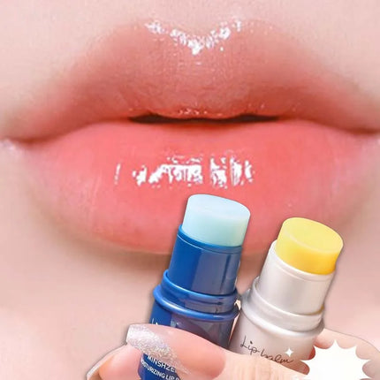 Anti Dry Moisturizing Lip Balm Long Lasting Nourishing Jelly Base Clear Lipstick Women Winter Lip Care Smoothens LipLines Makeup