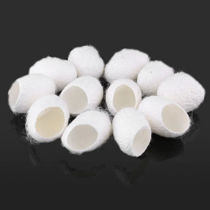 10Pcs Organic Natural Silk Cocoons Silkworm Balls Face Skin Care Scrub Purifying Acne Anti Aging Whitening Hot Sale