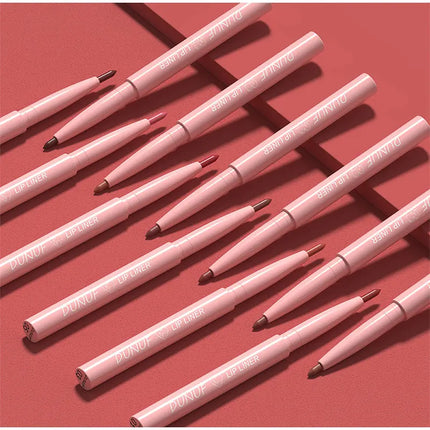 Luxury Matte Lip Liner Long-Lasting Matte Creamy Plumping Lip Waterproof Natural Nude Brown Slim Lip Liner 12 Colors  Cosmetic