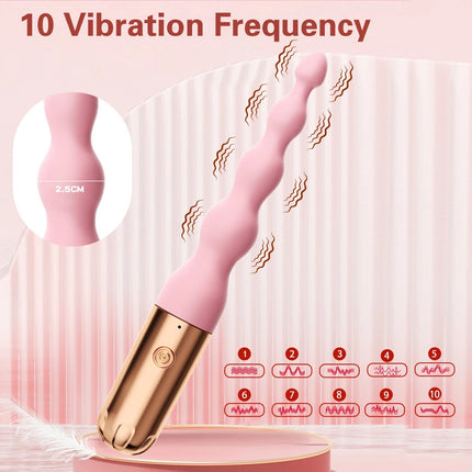 10 Speeds Anal Vibrator for Women Anal Beads Prostate Massage Butt Plug G-spot Clitoris Stimulator Masturbators Sex Toys For Men