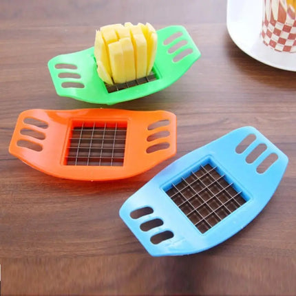 1 Pcs Stainless Steel Potato Fries Cutter Multifunctional Vegetable Slicer Masher Home Kitchen Cooking Gadget Tools