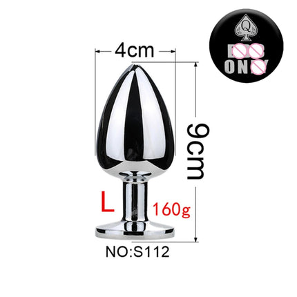 Spades Q Metal Anal Plug Fetish Butt Plug Fantasy Adult Game Prostate Massage Masturbator Anal SM Stimulation Adult Sex Toys 18+