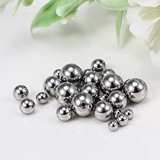 WKOUD 14G 16G Replacement Balls Surgical Steel Externally Threaded Piercing For Nipple Tongue Belly Lip Septum Rings Barbell