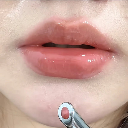 CACE Mirror Watery Crystal Jelly Lipgloss Lasting Moisturizing Lipstick Clear Lip Gloss Glass Lip Glaze Cosmetics Lip Stain Tint