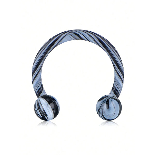 1pc Back Septum Rings Muti-Styles Punk 16gauge Stainless Steel Nose Rings Hoops Septum Clicker Daith Piercing Jewelry
