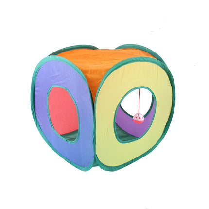 Cat Tunnel Pet Supplies Cat S-Type Play Tunnel Foldable Cat Tunnel Cat Toy Breathable Drill Barrel for Indoor Loud Paper