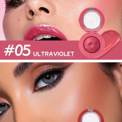 Moon modeling 2 in 1 Lip Mud Mist Lipstick Moisturizing Velvet Matte Mousse Solid Lip Gloss Cheek Blush Cream Tint Lips Makeup