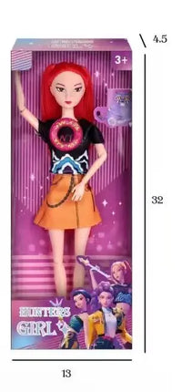 2026 Hot Music Style Demonic Group Anime Figure Rumi Mira Zoey Action Figure Cosplay Doll Cute Gift for Kids Birthday Gifts