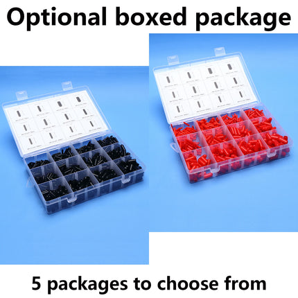 Black Red PVC Rubber End Cap Screw End Cap Plastic Tube Hub Thread Protector Push In Cap Rubber Sleeve Silicone Threaded Cover