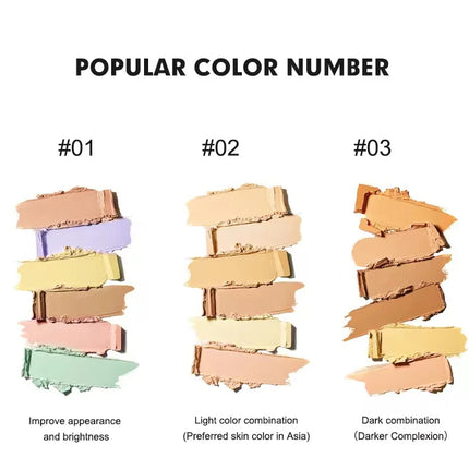 Nine-tone Concealer Spotty Acne Print Dark Eye Circles Tear Gap Brightening Skin Tone Lasts Forever
