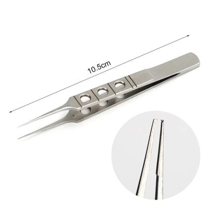 1 pc Eyelid Tweezers 10.5cm ophthalmic microsurgical instruments Ophthalmic forceps with hook platform