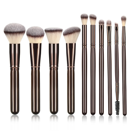 12pcs Makeup Brush Kit Soft Synthetic Hair Make Up Brushes Foundation Blush Eyeshadow Cosmetic Makeup Tools