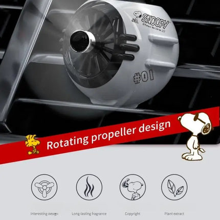 Snoopy Air Freshener Flying Propeller Pilot Series Car Accessories Anime Figures Aromatherapy Fragrance Diffuser Car Decor Gifts