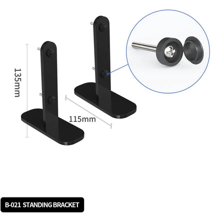 Home Study Storage Pegboard: Suitable for Displaying Figurines, Desk-Top Standing & Clip-On Storage for Furniture Items