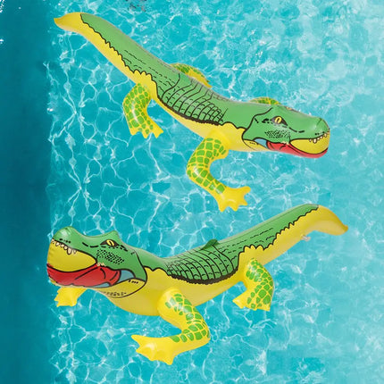 2Pcs PVC High Quality Summer Beach Funny Water Toys Blow Up Inflatable Crocodile Crocodile Toy Alligator Balloon Inflatable Toys