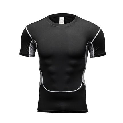 Men's T-Shirt Running Sport T Shirt Men Compression Top Tee Fitness Quick Dry Tight Training Gym Sport Running Shirts Men Jersey