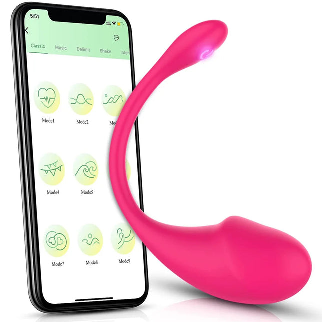 Wearable G Spot Massager for Women - Mini Vibrator with App Remote Control Rechargeable Clitoral Vibe for Couples Adult Sex Toy