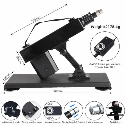 Vibrator Powerful Sex Machine For Women Automatic Female Pseudopenis Masturbation Pumping Sex Machine Gun For Adults With Dildo