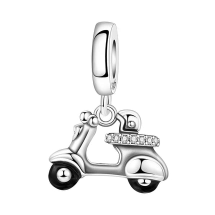 S925 Sterling Silver Charm Bead Angel Prayer Travel Memorial Pendant Fine Birthday Gift Fit Bangle Bracelet Necklace DIY Jewelry